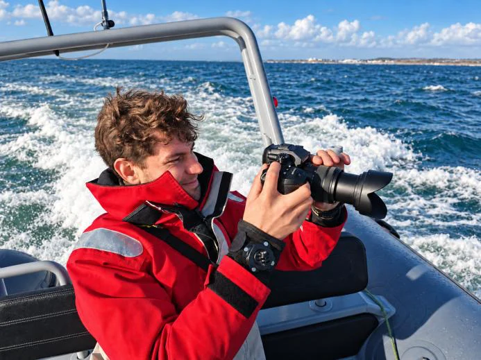 Captation de médias embarqués sur un bateau